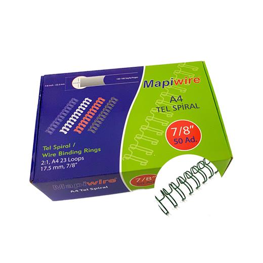 Mapiwire 7/8 Kutu Tel Metalik Yeşil 50 Ad.