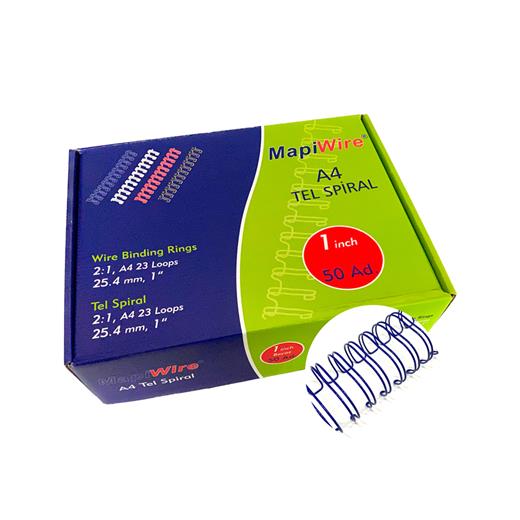 Mapiwire 1 İnç Kutu Tel Mavi 50 Ad.
