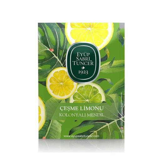 Eyüp Sabri Tuncer 50Li Mendil Çeşme Limonu Kolonyalı  (9,3 X 12,5) Doypack
