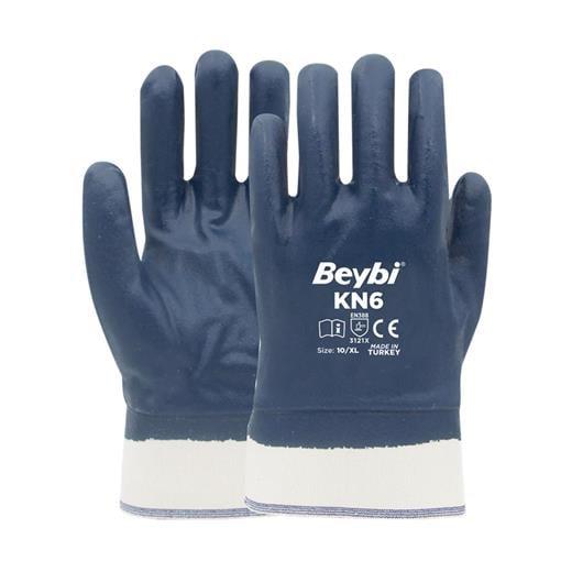 Beybi Kn6 10 Beden 12Li Petrolcü Eldiveni (3121X) Şardonlu