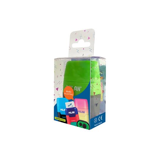 Mılan 4706116 Compact Touch Kalemtraş-Silgi Blister