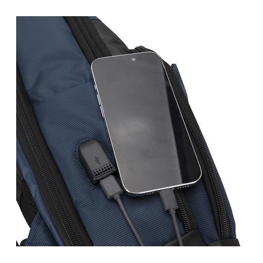 Plm Livorno-Usb 17 Lacivert  Notebook Sırt Çantası