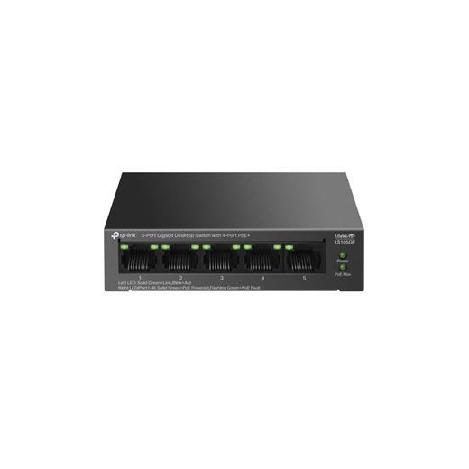 Tp-Link Ls105Gp 4 Port Poe+ 10-100-1000 Mbps Switch Metal Kasa