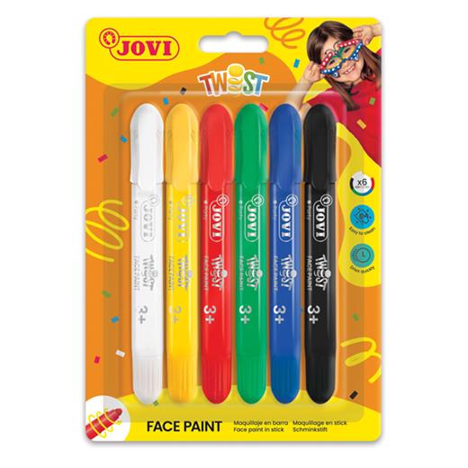 Jovı 191 Yüz Boyası Stik Kalem 6 Renk - Blister