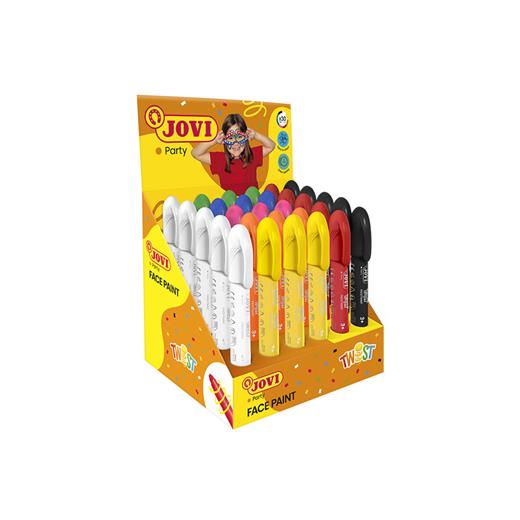 Jovı 193B Yüz Boyası Stik Kalem 6 Renk - 30Lu Set