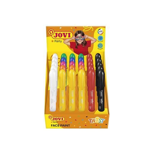 Jovı 193B Yüz Boyası Stik Kalem 6 Renk - 30Lu Set