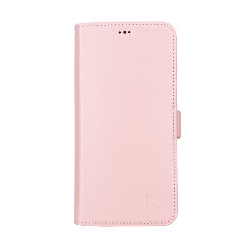 Apple İphone 13 Pro Max Uyumlu Deri Cüzdanlı Kılıf Toz Pembe