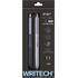 Wrıtech W-0156 Metal Up Siyah-Beyaz Gövde 0,7Mm Mavi Jel Kalem - 2Li