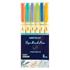Wrıtech W-827 Fırça Tip Natural 6 Renk Keçeli Kalem - 6Lı