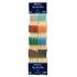 Wrıtech W-827 Fırça Tip 8 Renk Keçeli Kalem - 120Li Stand
