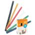 Sarff 6Mm.Mavi Delux Plastik Spiral 100  Adet