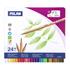 Mılan 80058 Colours Metal Kuru Boya Kalemi - 24 Lü