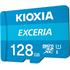 Kioxia 128Gb Exceria Microsdxc Uhs-1 C10 100Mb-Sn Hafıza Kartı
