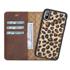 Apple İphone Xs Max Uyumlu Deri Cüzdanlı Kılıf Leopar