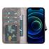 Apple İphone 13 Mini Uyumlu Deri Cüzdanlı Kılıf Tn18Ef Gri