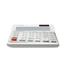 Casio De-12E-We Beyaz 12 Hane Masa Üstü Ergonomik Tuşlu Hesap Makinesi
