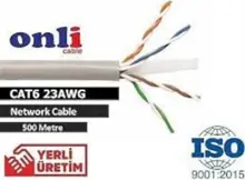Onli Er-6002 U-Utp 23 Awg Cca Cu 500 Metre Cat6 Kablo