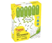 Jovı 1818 Jel Stik Fosforlu Kalem Yeşil - 12Li Kutu