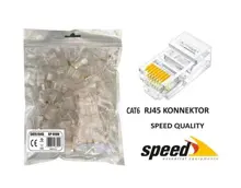 Speed Sp-U100 Cat6 100 Adet Rj45 Konnektör