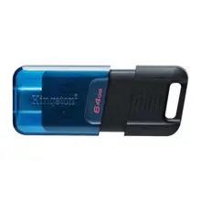 Kingston Dt80M-64Gb 64Gb Datatraveler 80 M 200Mb-S Usb-C 3.2 Gen 1 Type-C Flash Bellek