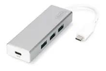 Digitus Da-70242 Usb 3.0 Hub,3Xusb 3.0Port,1Xusb
