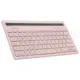 Everest Kb-Bt82 Pembe-Gri Bluetooth Ultra İnce+Şarjlı Q Mac-Win-Android-Ios Uyumlu Kablosuz Klavye