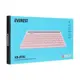 Everest Kb-Bt82 Pembe-Gri Bluetooth Ultra İnce+Şarjlı Q Mac-Win-Android-Ios Uyumlu Kablosuz Klavye