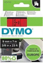 Dymo S0720720 D1 Yedek Şerit 9 Mmx7Mt Kırmızı-Siyah 40917