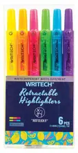 Wrıtech W-805S Basmalı Fosforlu Kalem Neon 6 Renk - 6Lı