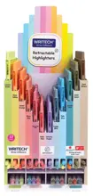 Wrıtech W-805S Basmalı Fosforlu Kalem Neon+Pastel 12 Renk - 144Lü Stand