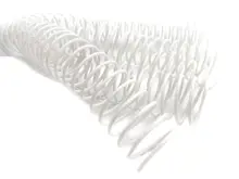 Plastik Helezon Spiral 16Mm. 4:1 Beyaz 100 Ad. 48 Lop Poşetli