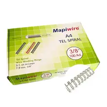 Mapiwire 3/8 Kutu Tel Transparan 100 Ad.