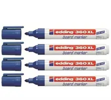 Edding 360Xl Beyaz Yazı Tahtası Kalemi Mavi 4 Adet