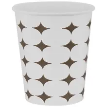 Teknomeda Yıldız Desenli Karton Bardak 7 Oz 3000Li Paket