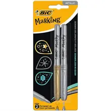 Bic Marking Altın Ve Gümüş Metalik Permanent Kalem 2Li Blister