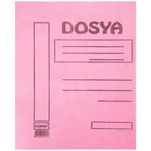 Alemdar Karton Dosya Tam Kapak Pembe 50Li Paket