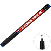 Edding 142 M Permanent Asetat Cd Kalemi 1 Mm Uçlu Mavi 10 Adet