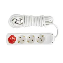 Almera 4Lü Topraklı Priz 5 Mt.