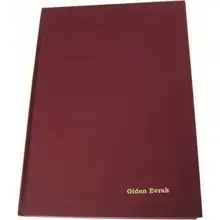 Dilman Giden Evrak Defteri 96 Yaprak 24 Cm X 34 Cm