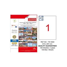 Tanex Tw-2000 Sevkiyat Ve Lojistik Etiketi 210 Mm X 297 Mm
