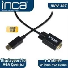 Inca Idpv-18T Displayport To Vga Kablo 1.8Mt