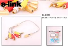 S-Lınk Sl-Dc56 3.5Mm Stereo 6Lı Ses Çoklayıcı
