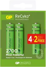 Gp 2600Mah Ni-Mh Aa (4+2) Şarj Edilebilir Kalem
