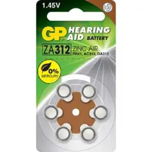 Gp 1.4V Kulaklık Pili 6Lı Blister Kart