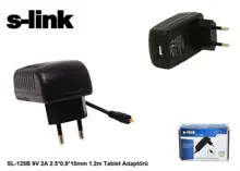 S-Link Sl-125B 9V 2A 2.5-0.8-10Mm 1.2 Tablet Adaptörü