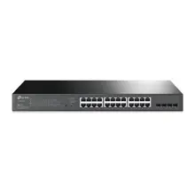 Omada Tp-Link Tl-Sg2428P 24 Port 10-100-1000 Poe+ Switch 4 Port Sfp Çelik Kasa Rack Mount