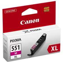 Canon Clı-551Xl M Magenta Kırmızı Yüksek Kapasiteli Mürekkep Kartuş Ip7250 Mx925