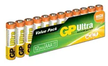 Gp Lr03 Ultra  Alkalin İnce Kalem Pil (12Li) Paket
