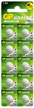 Gp Gpa76-2C10 Lr44 Alkalin Düğme Pil 10Lu Paket