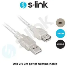 S-Lınk Sl-Af2003 3Mt 2.0 Usb Uzatma Kablosu